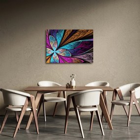 Obraz - Abstrakcia, kvetina (70x50 cm)