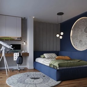 Sollux SL.1359 - Luster na lanku HYPERION 3xG9/8W/230V čierna