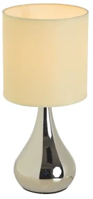 ACA DECOR Stolná lampa BELLATRIS, stmievateľná dotykom, biela farba
