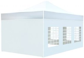 Nožnicový stan POLOPROFI PLUS 3x4,5 m biely