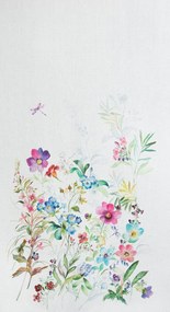 ZÁCLONA NA KRÚŽKOCH SPRING 140X250 CM VZOROVANÁ