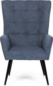 Relaxačné kreslo 315 BLUE2, tmavomodrá