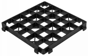 Bestent Zatrávňovacia dlažba plastová 33,3x33,3cm Black OPTIMAL GRID