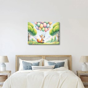 Obraz – Šťastná líška (70x50 cm)