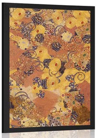 Plagát abstrakcia inšpirovaná G. Klimtom