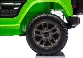 LEAN CARS Batéria pre vozidlá Jeep Rubicon 4x4 DK-JWR556 4x200W 24V zelená