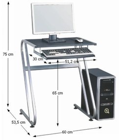 PC stolík Jark. Vlastná spoľahlivá doprava až k Vám domov. 779609