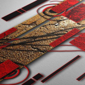 Obraz abstrakcie (120x50 cm)