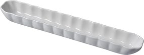 Biela dlhá úzka keramická miska - 26*4*3 cm