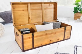 Konferenčný stolík - truhlica Eisley 110 cm jedľa