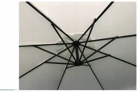TRENDIE Záhradný slnečník Sunny - tmavo sivý 300cm