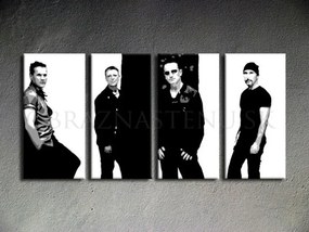Ručne maľovaný POP Art obraz U2 in Black | rôzne rozmery