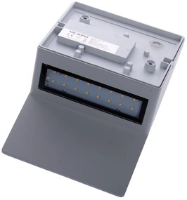 Exteriérové nástenné LED svietidlo Cracks, 1x LED 10w, biele