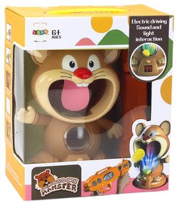 LEAN TOYS Arkádová hra – Strieľanie na škrečka