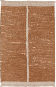 Bavlnený koberec v béžovo-tehlovej farbe 140x200 cm Duetto Toffee – Lorena Canals