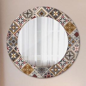 Turecký vzor Okrúhle zrkadlo s motívom
