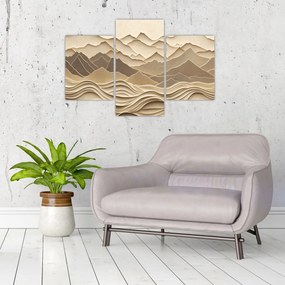 Obraz - 3D línia hôr (90x60 cm)