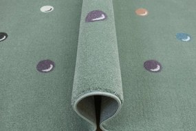 Koberec Lima C275b zelený / krémový