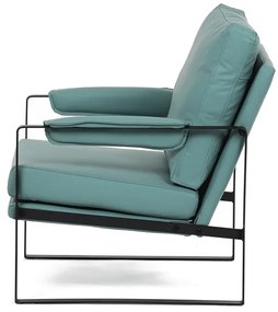 Autronic BONTEC Kreslo, modrá, ekokoža, AK-282 BLUE Farba: Modrá