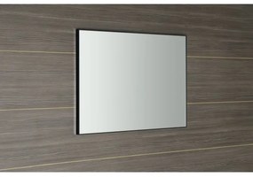 Sapho - Zrkadlo v ráme AROWANA 60x80 cm matná čierna