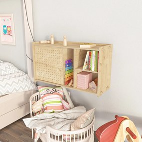 Nástenná polica FORE dub prírodný