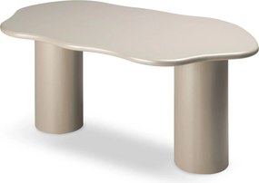 Jedálenský stôl Muse 160 cm tmavo béžový