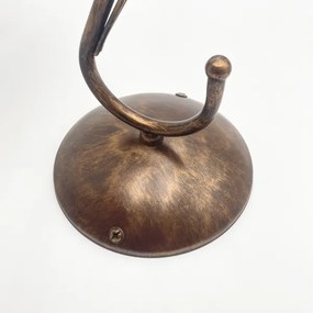 Nástenné svietidlo COBRA 1xE27/60W/230V bronz/patina