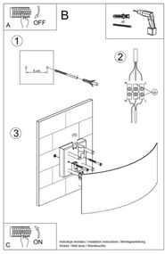 Sollux SL.0936 - Nástenné svietidlo MAGNUS 2xG9/40W/230V biela