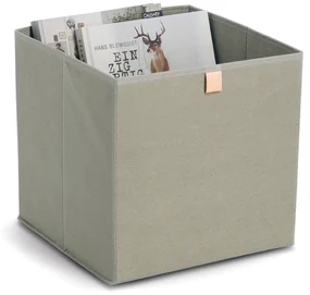 Úložný box, kocka, do štvorcových knižníc WOVEN 32x32x32, khaki