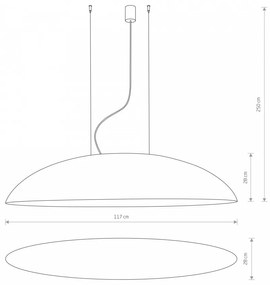 Canoe Black/Copper 10322, h250 cm