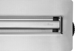 Odtokový žľab REA NEOX SLIM PRO 50 cm, brúsený nikel