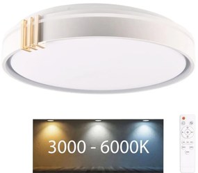 Polux LED Stmievateľné kúpeľňové stropné svietidlo ARLETTA LED/72W/230V IP44 + DO SA2146