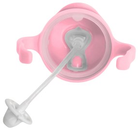 Hrnček so slamkou - čerešňový kvet 240 ml