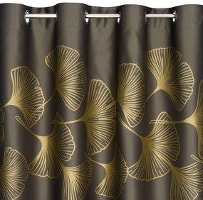 ZATEMŇOVACÍ ZÁVES NA KRÚŽKOCH HARMONY 140X250 CM HNEDÁ