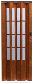 Skladacie dvere Crystalline glass orech svetlý 288