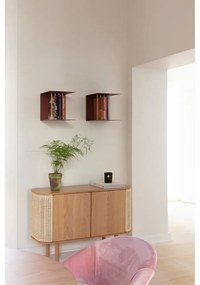 Červená kovová polica Teaser – UMAGE