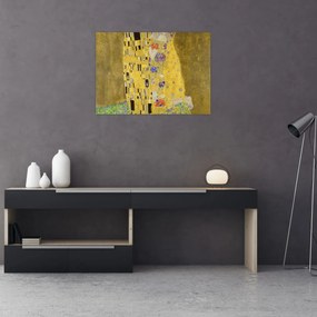 Sklenený obraz - Bozk (70x50 cm)