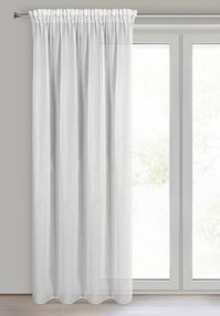 ZÁCLONA NA PÁSKE TULSA 140X270 CM BIELA