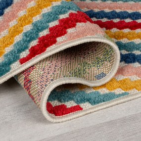 Flair Rugs, Kusový koberec Miami Bay Diamond Multi – na von aj na doma, 200x290, viacfarebná, exteriér