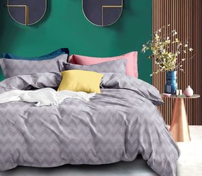 Flanelové obliečky z mikrovlákna DAVIS sivé