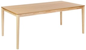 Jedálenský stôl 200 x 100 cm svetlé drevo ERMELO Beliani