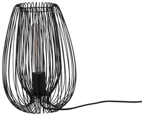Čierna stolová lampa Leitmotiv Lucid
