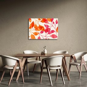 Obraz - Oranžové lístie (70x50 cm)