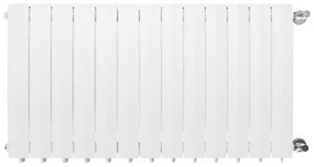 Terma Bergamo 590x1040 vodný radiátor White Matt LP