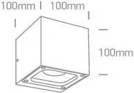 Vonkajšie nástenné svietidlo ONE LIGHT ext.nástenné svietidlo 67524B/W/W