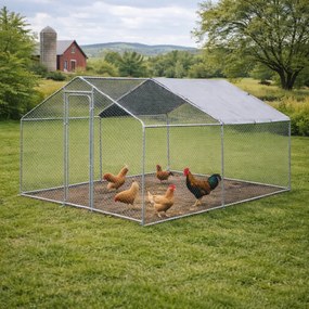 Výbeh pre sliepky BestBerg BBCH‑12 / 12 m² / 300 × 400 × 195 cm / kurník