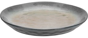 Kameninový dezertný tanier Dario, 20 cm, hnedá