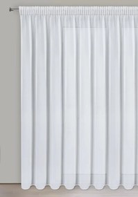 ZÁCLONA ARLETA NA PÁSKE 350X270 CM BIELA
