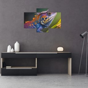 Obraz - Sfarbený leguán (90x60 cm)