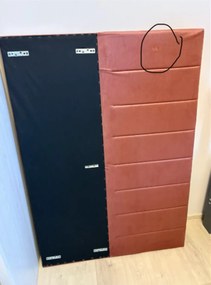 AKCIA Čalúnená posteľ COMFINO VELVET s prístelkou 120x200 cm ružová II. akosť